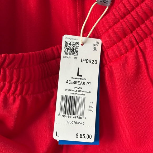 NWT Adidas Originals Women’s Adibreak Better Scarlet Track Pants L IP0620 - Picture 9 of 14